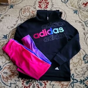ADIDAS SWEATSHIRT & TIGHTS